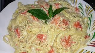 Creamy Crabmeat Pasta [upl. by Bigg]