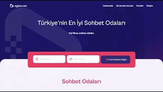 Chat Sohbet Odaları Mobil Sohbet Siteleri  EglenNet [upl. by Anolla]