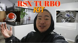 Rsx type s Turbo kit unboxing [upl. by Rebe]