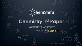 ACS Engineering Batch 2024  Qualitative Chemistry Lecture 5 Part 1 গুনগত রসায়ন Chemistry 1st Paper [upl. by Peednas991]