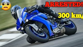 Bangalore Yamaha R1 Arrested 300 kmh [upl. by Onailimixam421]