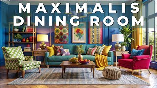 Transform Your Space Stunning Maximalism Dining Room Makeover [upl. by Ferren910]