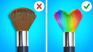 Easy And Cool Art Hacks Drawing and Painting Tips You Need to Try [upl. by Pinzler]