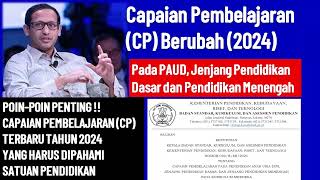 POINPOIN Penting Dalam Capaian Pembelajaran CP Terbaru 2024 kangedibae [upl. by Tebzil]