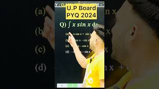 UP Board PYQ 2024  Integration Chapter 7 Class 12 Board Exam 2025 NCERT [upl. by Einiar]