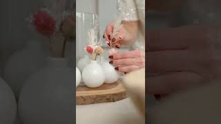 Fun DIY with Christmas ornaments diy christmasdecor ornaments [upl. by Agnella]