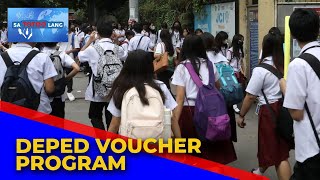 Pamamahagi ng voucher ng DepEd sa Senior High School students tuloy pa rin [upl. by Ayar]