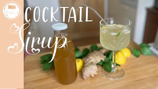 Cocktail Sirup 🍹 ideal auch als alkoholfreies erfrischendes Getränk [upl. by Aveline86]