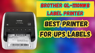 Brother QL1110NWB Label Printer  2024 Review [upl. by Notsehc641]