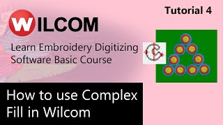 How to use Complex Fill in Wilcom [upl. by Baillieu165]