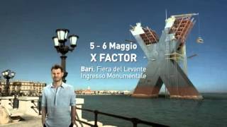 X Factor 2012  Promo Casting Bari 56 maggio  Fiera del Levante [upl. by Enilav]