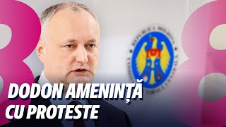 Știri Șef nou la PCCOCS Dodon amenință cu proteste 07112024 [upl. by Leicester179]