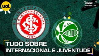 INTERNACIONAL X JUVENTUDE ONDE ASSISTIR AO VIVO HORÁRIO E ESCALAÇÕES PELA COPA DO BRASIL [upl. by Butterworth]