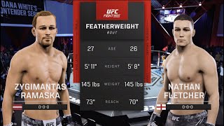 UFC Vegas 97 Ramaska vs Fletcher UFC 5 Simulation [upl. by Atiugal]