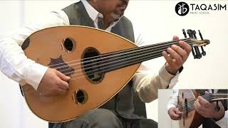 Oud Beginner  Maqam Ajam Scale [upl. by Yelyak]