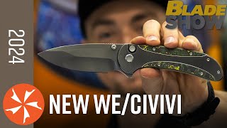 WE and CIVIVI Knives Available Now  Prototype First Look  Blade Show 2024 [upl. by Im]