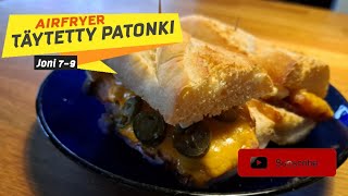 Airfryer täytetty patonki [upl. by Notneiuq]