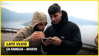 LATE VLOG x rhovelaprovincee  La Famiglia behind the scenes [upl. by Roehm948]