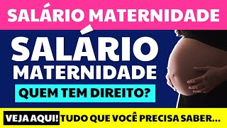 SALÁRIO MATERNIDADE 2021 QUEM TEM DIREITO QUAL É O VALOR E COMO SOLICITAR O SALARIO MATERNIDADE [upl. by Islean852]