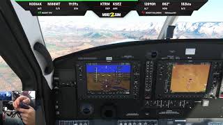 Landing at Sedona KSEZ  Kodiak 100  MSFS [upl. by Rowena690]