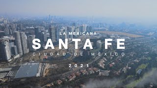 Santa Fe La Mexicana  Drone Footage Ciudad de México [upl. by Elocn]