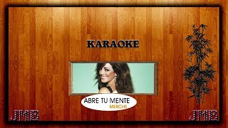 Karaoke Merche Abre tu mente [upl. by Mcquade]