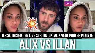 ALIX VS ILLAN 💥 ILS SE CLASHENT EN LIVE 😲 quotSI JAI PARLÉ CEST QUE JAI VU DES TRUCSquot [upl. by Atlee]