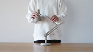 アングルポイズAnglepoise 90 mini miniの組み立て方法と調光機能 [upl. by Saleme]