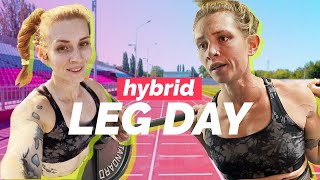 Running and Lifting  Full Hybrid Athlete Leg Day Workout [upl. by Wernick985]