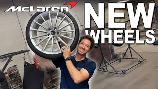 Powder Coating Mclaren Wheels The Whole Process Pt 1 [upl. by Esorrebma906]