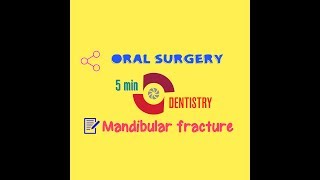 MANDIBULAR FRACTURE  Oral Surgery  5 minute dentistry  Quick notes [upl. by Calvert]