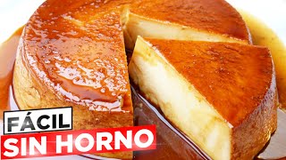 ¡FLAN de CARAMELO en 5 MINUTOS 😍🍮😍 SIN HUEVO SIN FRIGORÍFICO SIN HORNO Solo 3 INGREDIENTES 😋 [upl. by Aihsiyt]