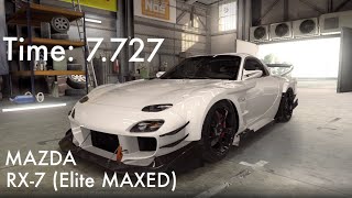 CSR2  MAZDA RX7 Elite MAXED  tune amp shift time 7727 [upl. by Panaggio]