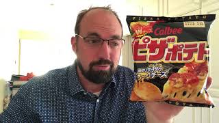 Calbee Pizza Flavored Potato Chips Review [upl. by Ilario]