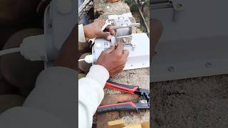 😍Jio airfiber installation 💯 shortsfeed shorts wifi jioairfiber minivlog [upl. by Haissi325]