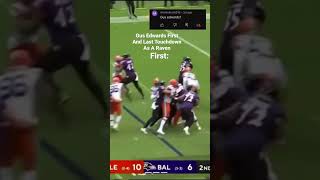 Gus Edwards First And Last Touchdown As A Raven ​⁠​mikeknott516 gusedwards [upl. by Griff]