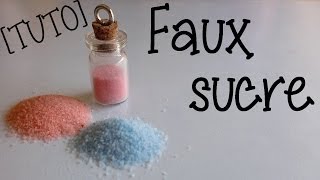 TUTO FIMO Effet Faux sucre  Sable coloré [upl. by Saalocin889]