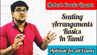 Seating Arrangements Basics in Tamil  Mahesh Cracks Quants  Reasoning  Aptitude for all Exams [upl. by Cornell]