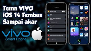 Tema ViVO iOS 14 Dark TEMBUS SAMPAI AKAR itz  For All ViVO Smartphone Saries [upl. by Tnarud962]