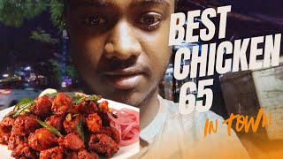 Trying The street style chicken 65 Malayalam Best chicken 65street food lover  youtuberfood [upl. by Enined905]