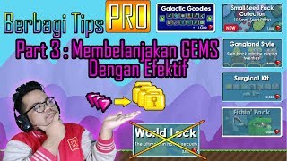 Tips Pro untuk pemula Part 3 Cara Profit maksimal dari Gems  dZodiaCz Growtopia Indonesia [upl. by Holzman838]