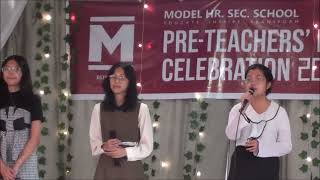 MODEL HIGHER SECONDARY SCHOOL PRE  TEACHERS DAY 2022 [upl. by Polivy236]