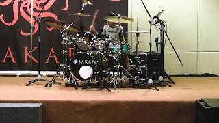 Akram Rosyid Drummer Cilik  Hard Wired Dave Weckl Drum Cover [upl. by Ashely]