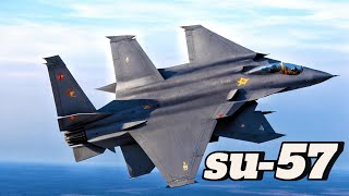 Sukhoi Su57 The Ultimate Stealth Jet Experience [upl. by Tulley]