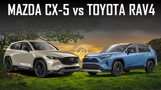 2024 Toyota RAV4 Hybrid vs 2024 Mazda CX50  A Numbers Game [upl. by Fenny249]