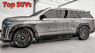 Top 10 Biggest FULL Size SUVs in 2025  Best Luxury Family SUVs 2024  Luxury ROV SUV [upl. by Adiaroz]