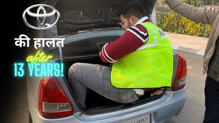 TOYOTA का सबसे सफल EXPERIMENT😎 2011 TOYOTA ETIOS FULL REVIEW AND DRIVING EXPERIENCE 🔥 toyotaetios [upl. by Ahsenik671]