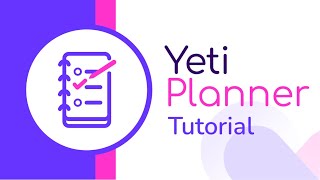 YetiPlanner  Tutorial [upl. by Hairym]