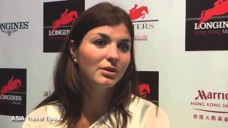 Clemence Faivre  Longines Hong Kong Masters 2013  HD Video Interview [upl. by Justis]