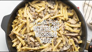 Gemelli Pasta with Creamy Mushroom Sauce [upl. by Anairuy]